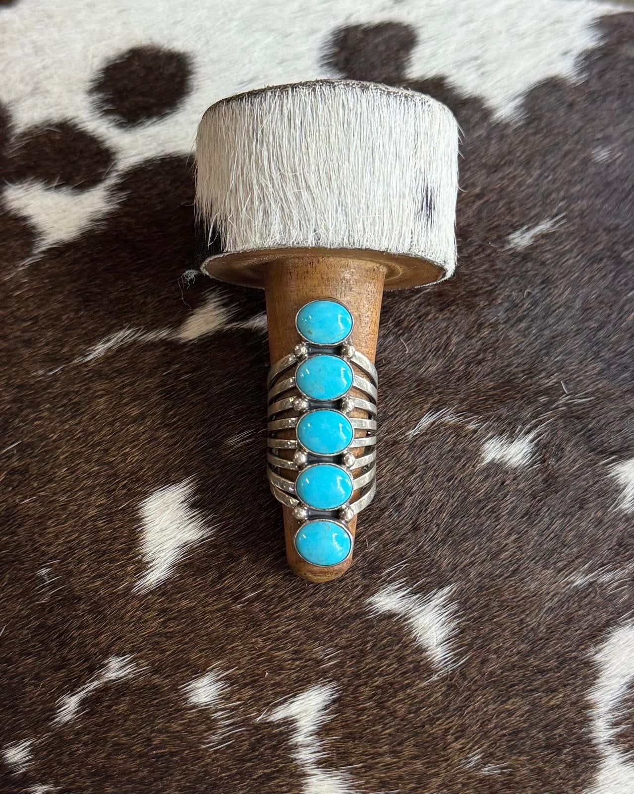 5 Stone Turquoise Ring *Native