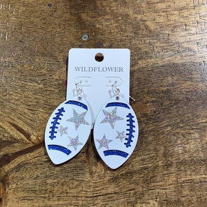 DC Football Earrings