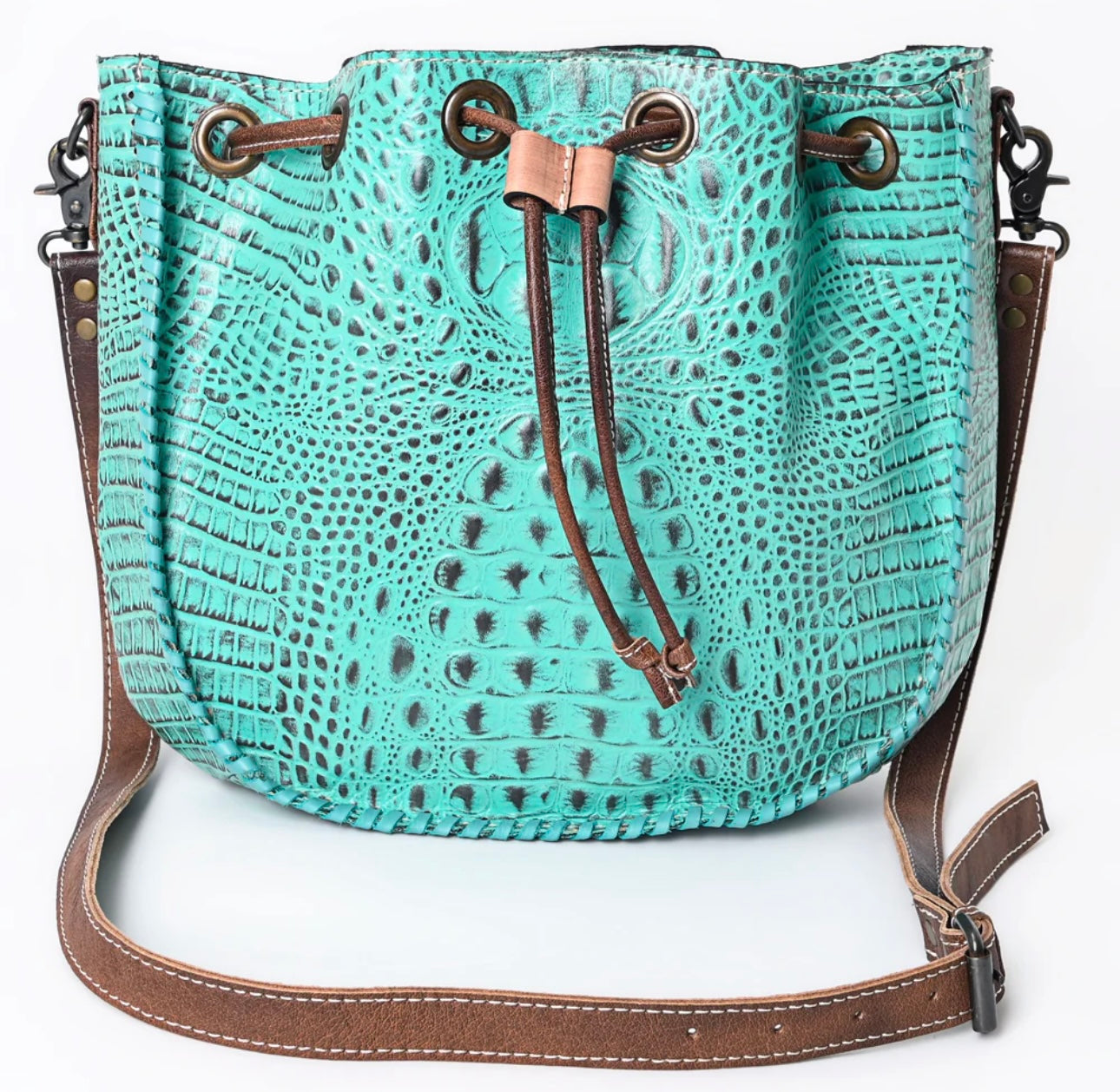 American Darling Croc Crossbody Bag