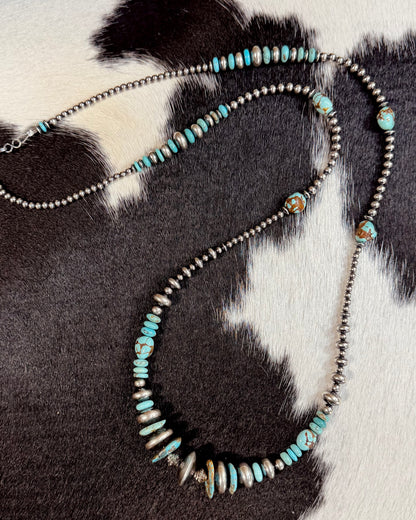 38" Sterling #8 Necklace *Native STRUNG