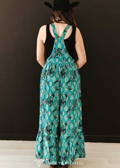 Wild Ride Romper *Turquoise