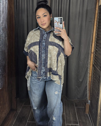 Free Spirit Patchwork Top