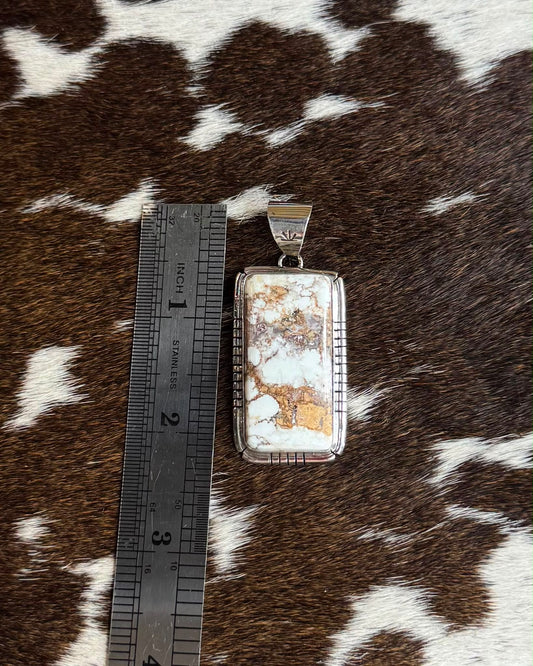 Wild Horse Rectangle Pendant *Native
