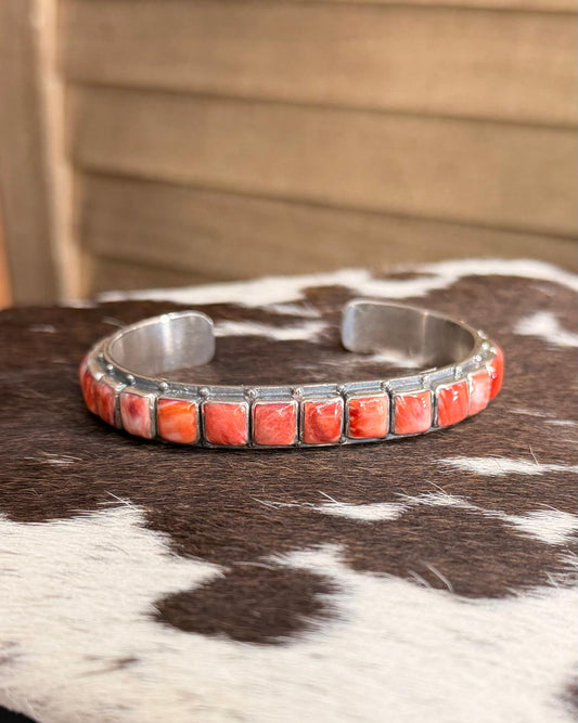 Federico Jimenez Red Spiny Muti Square Cuff *Native