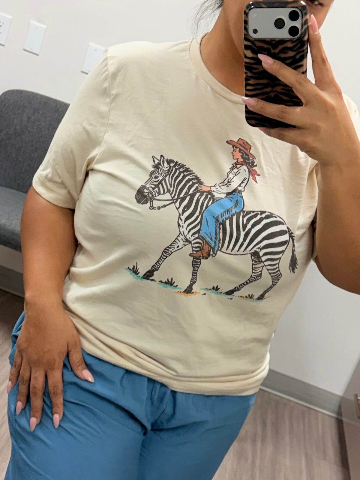 Cowgirl Zebra Tee