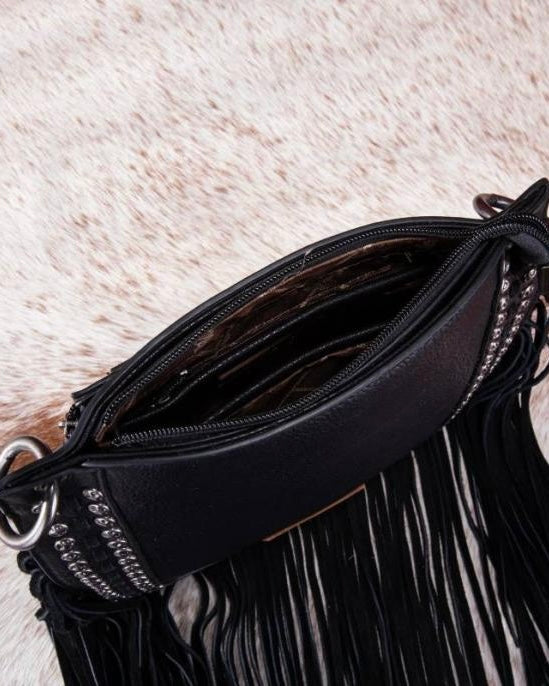 Black Conceal Carry Wrangler Studded Bag