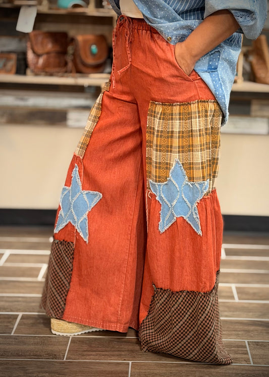 Catch The Flow Pants *Rust