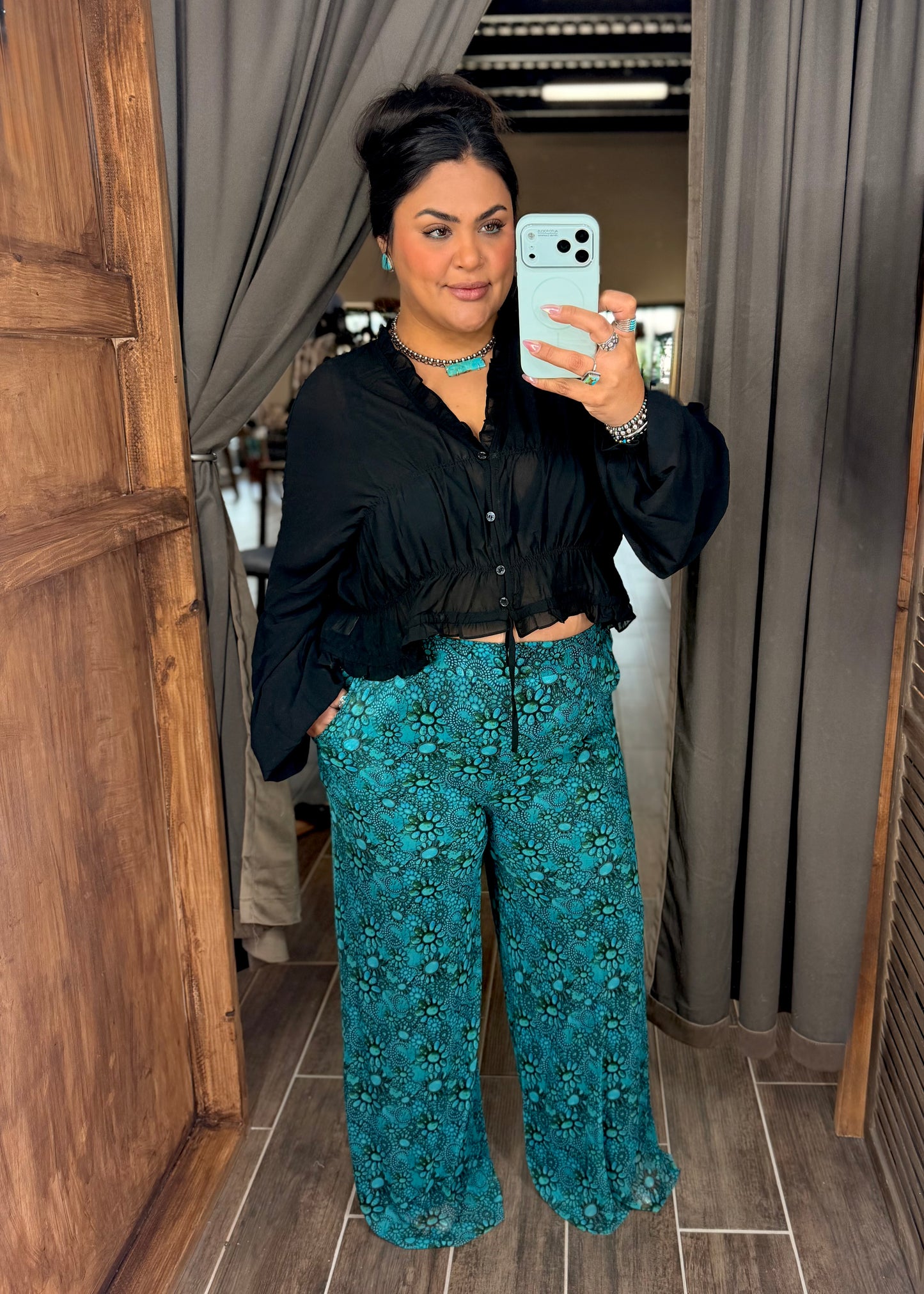 Turquoise Gal Pants