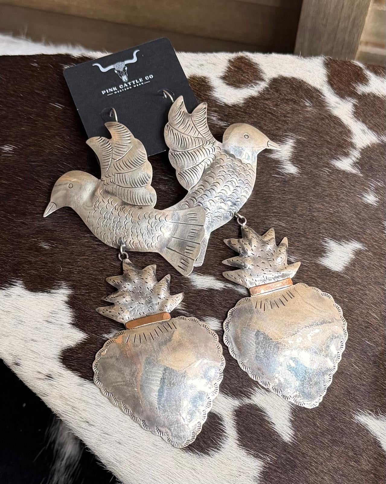 Federico Jimenez Bird Dangle Earrings *Native