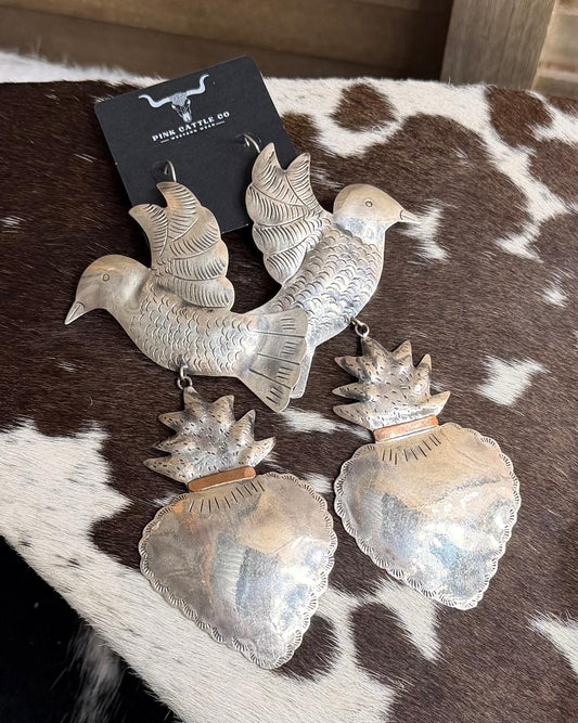 Federico Jimenez Bird Dangle Earrings *Native