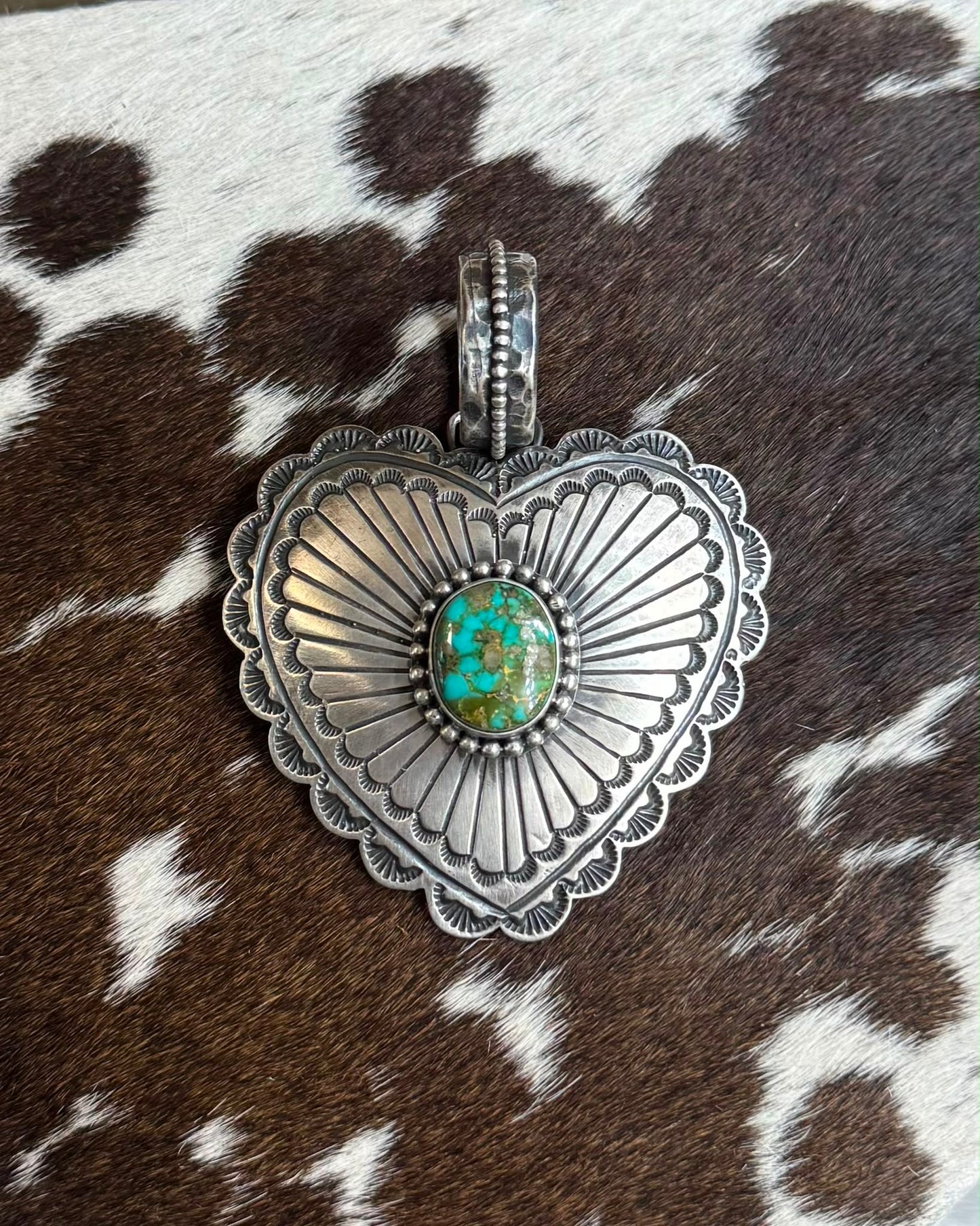 Sterling Heart Sonoran Pendant *Native
