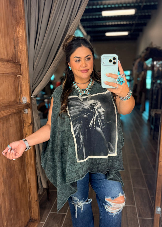 Chief Poncho Tee