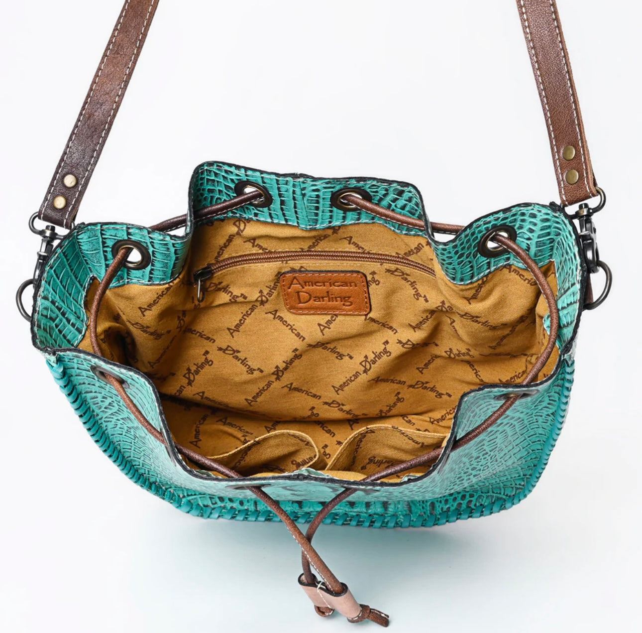 American Darling Croc Crossbody Bag