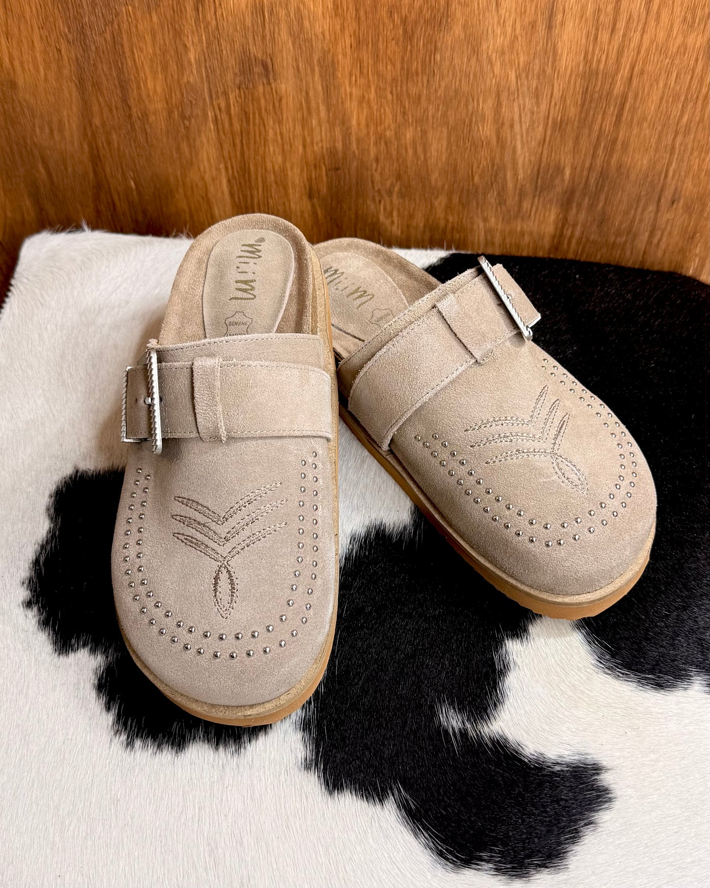 Josephine Taupe Slippers