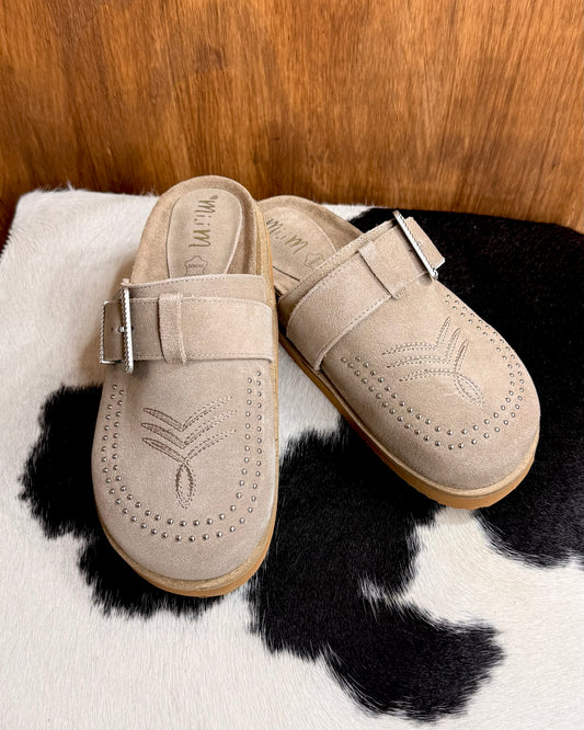 Josephine Taupe Slippers