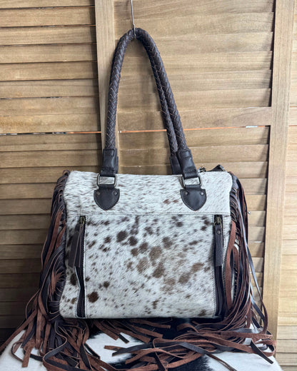 Hair On Hide Bit Shoulder Bag *Native