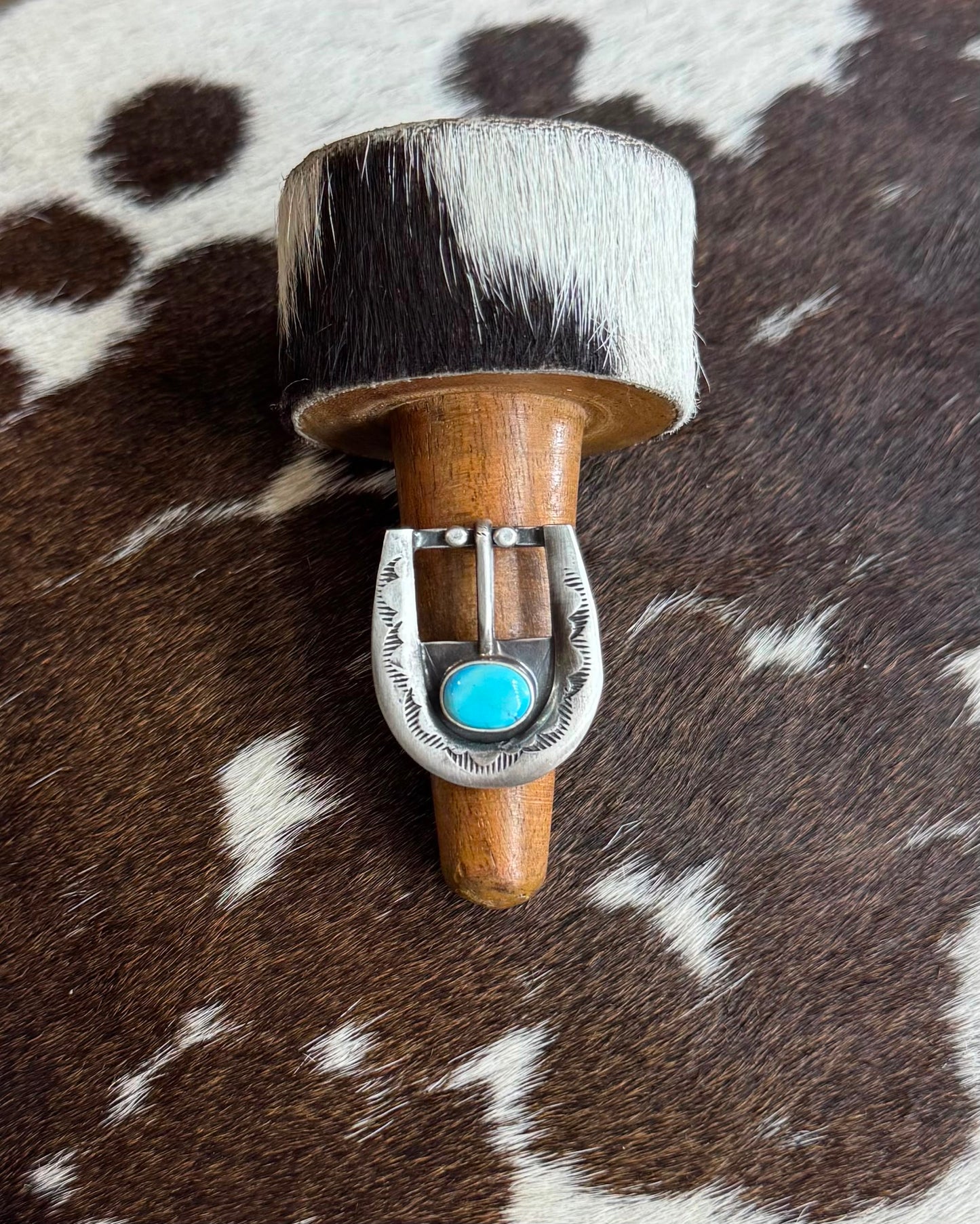 Blue Buckle Ring *Native
