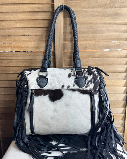 Hair On Hide Bit Shoulder Bag *Native
