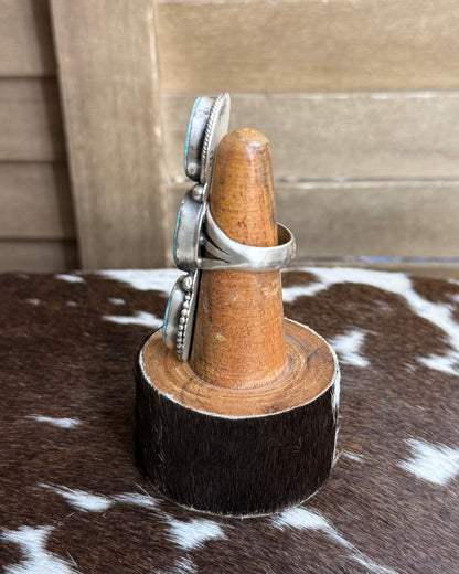 White Water 3 Stone Ring *Native