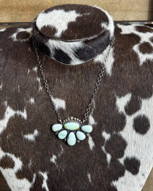 19.5 Palomino Cluster Necklace *Native