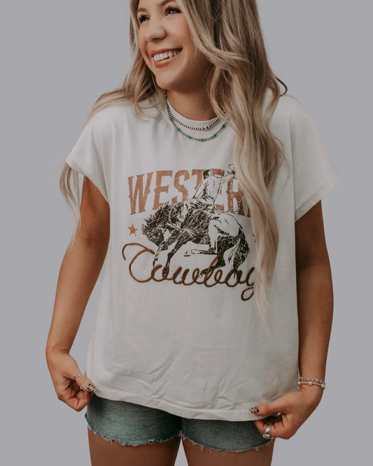 Cowboy Roped Tee