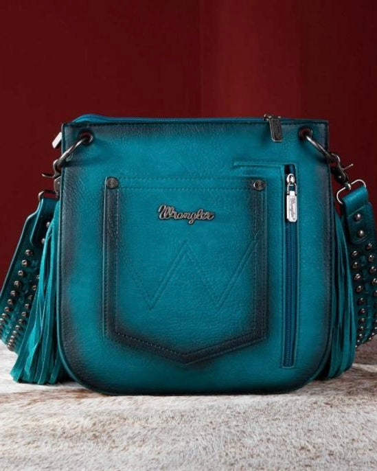 Turquoise Conceal Carry Wrangler Studded Bag