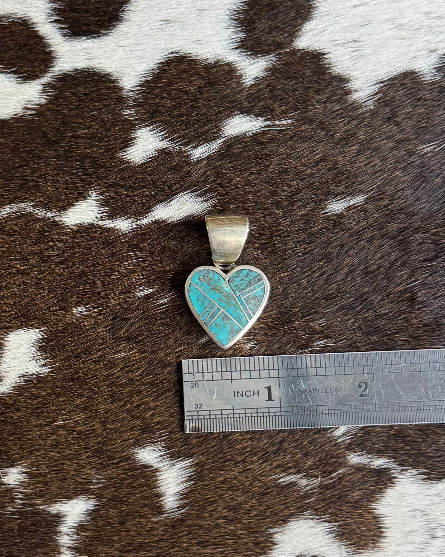 Inlay Heart Pendant *Native