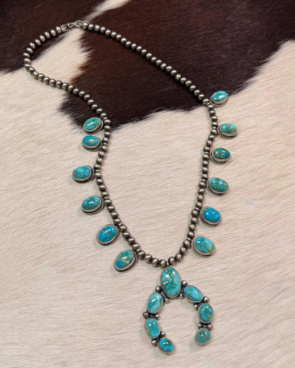 22" Everyday Sonoran Statement Naja Necklace  *Native