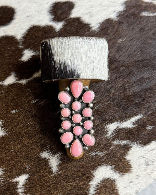 Pink Conch Cluster Ring *Native