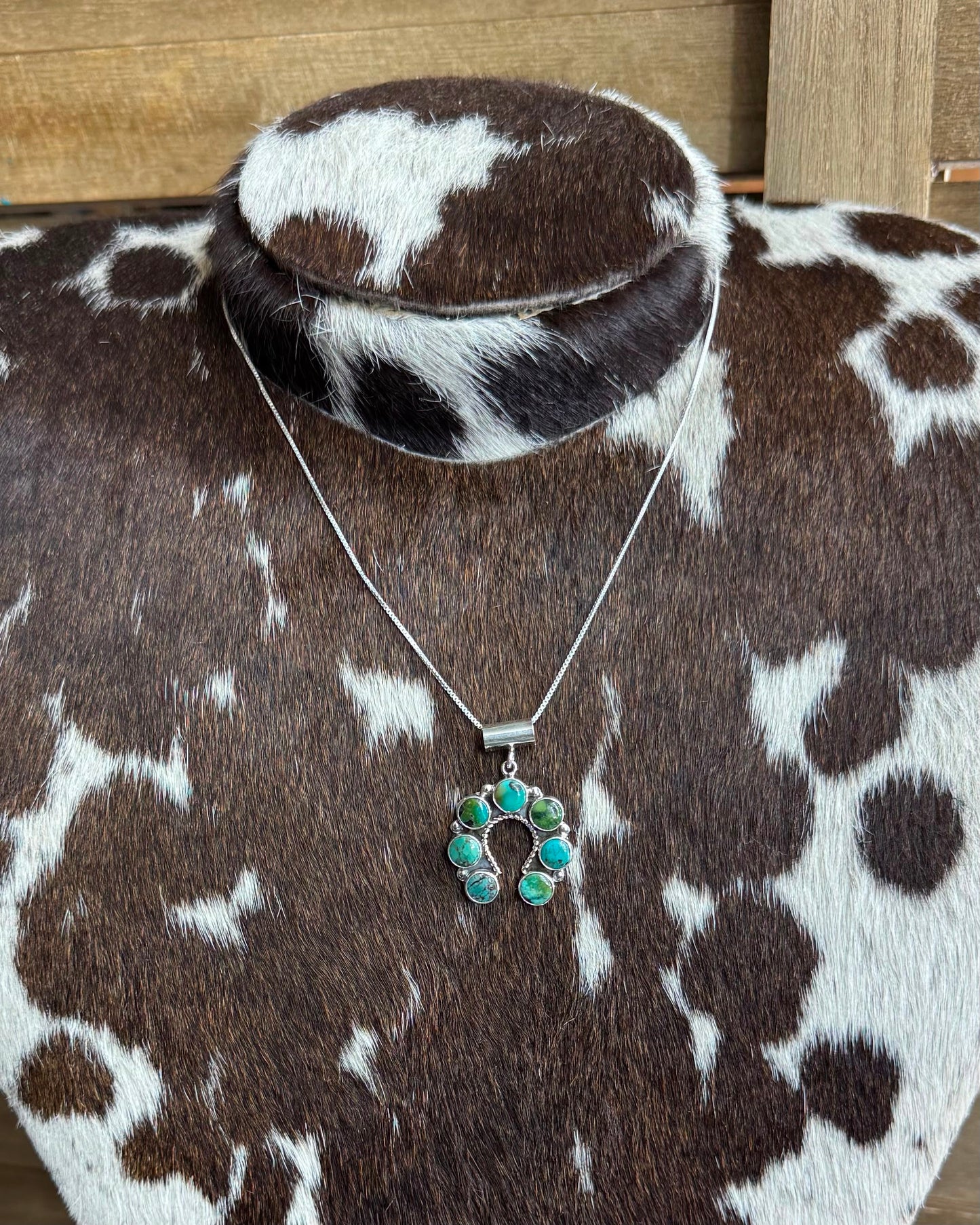 Green Turquoise Dainty Naja Necklace *Native