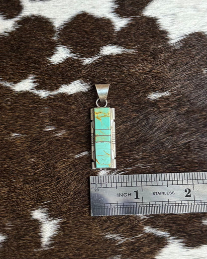 Steve Francisco #8 Inlay Pendant * Native