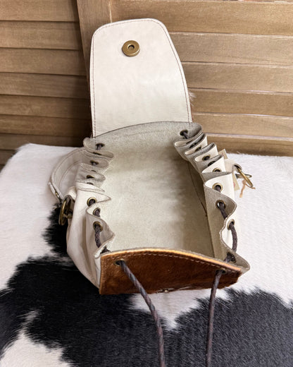 Mini Cowhide Bucket Bag