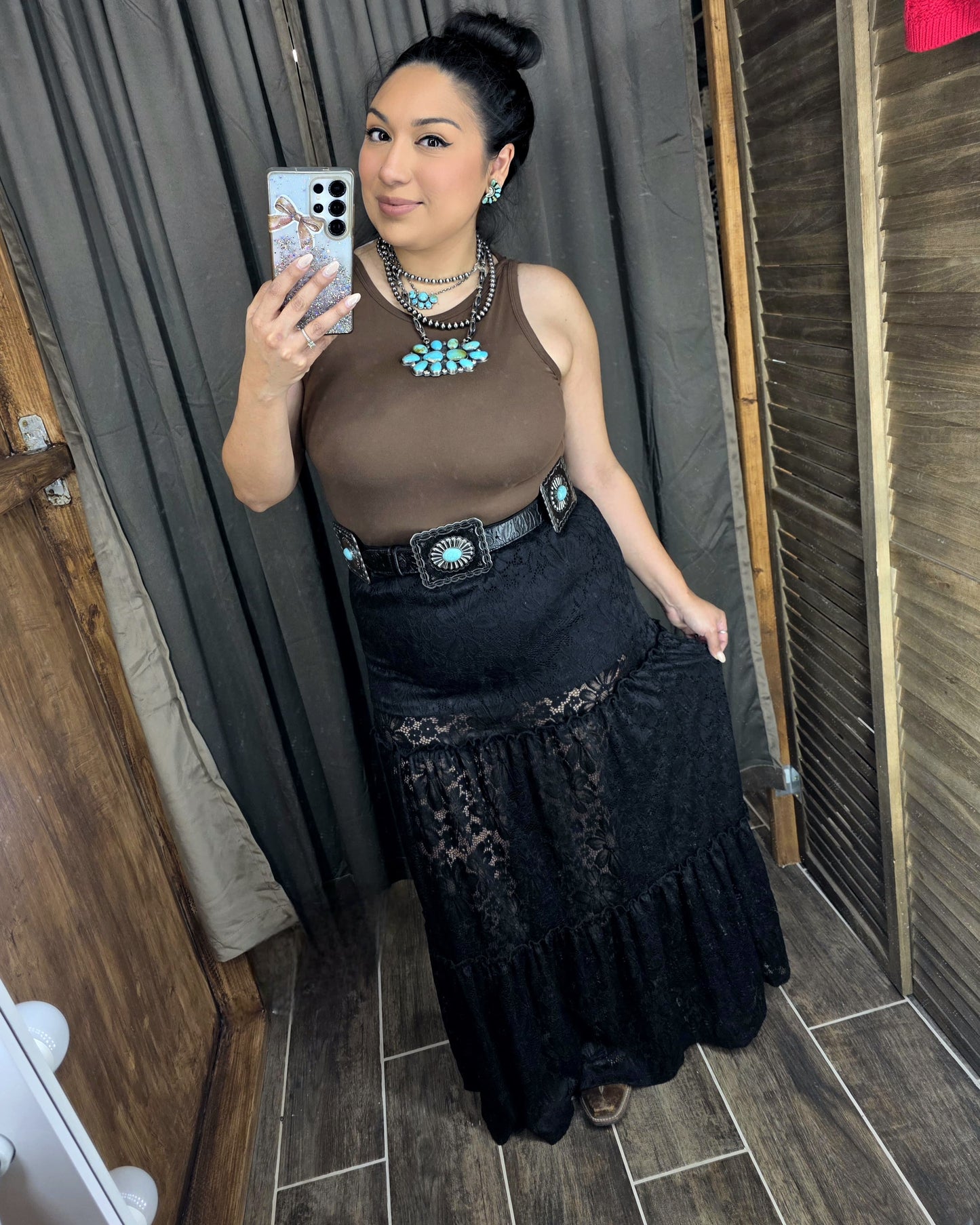 Cute In Lace Skirt *Black