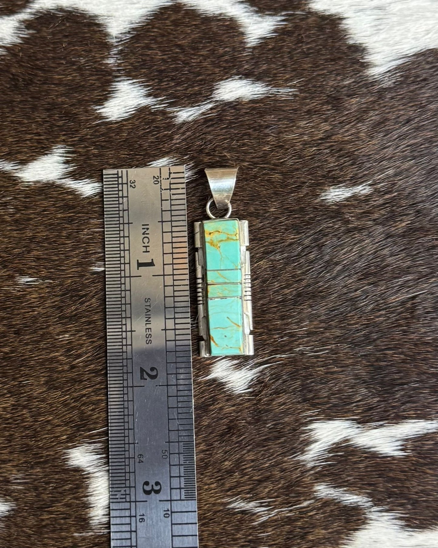 Steve Francisco #8 Inlay Pendant * Native
