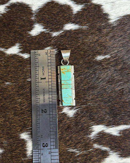 Steve Francisco #8 Inlay Pendant * Native
