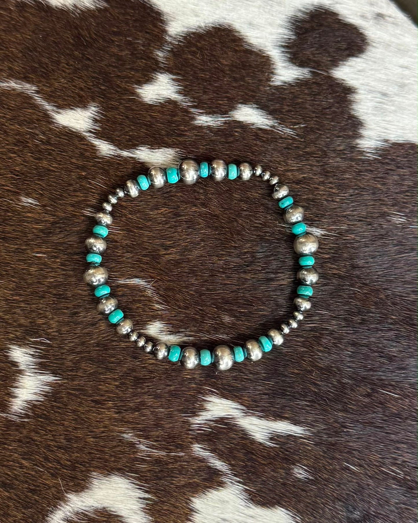 Turquoise Stretch Bracelet *Non Native