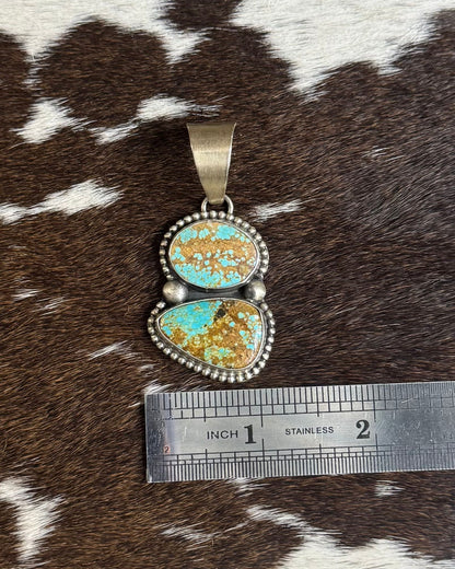 #8 Double Stone Pendant *Native