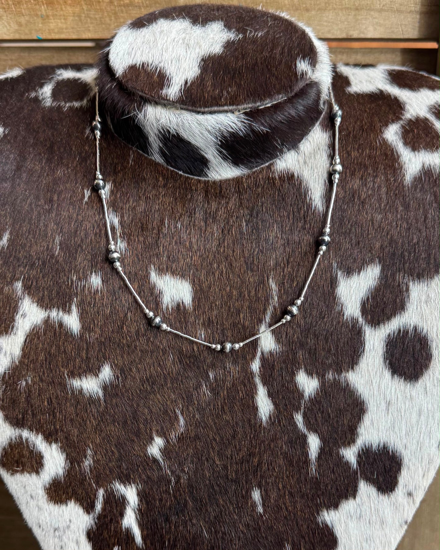 Pearl Liquid Silver Necklace *NonNative