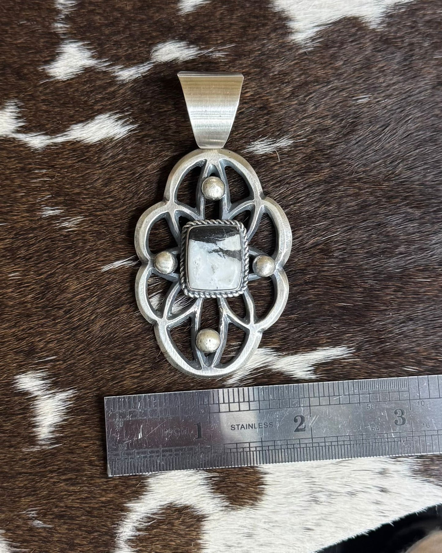 White Buffalo Pendant *Native