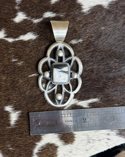 White Buffalo Pendant *Native