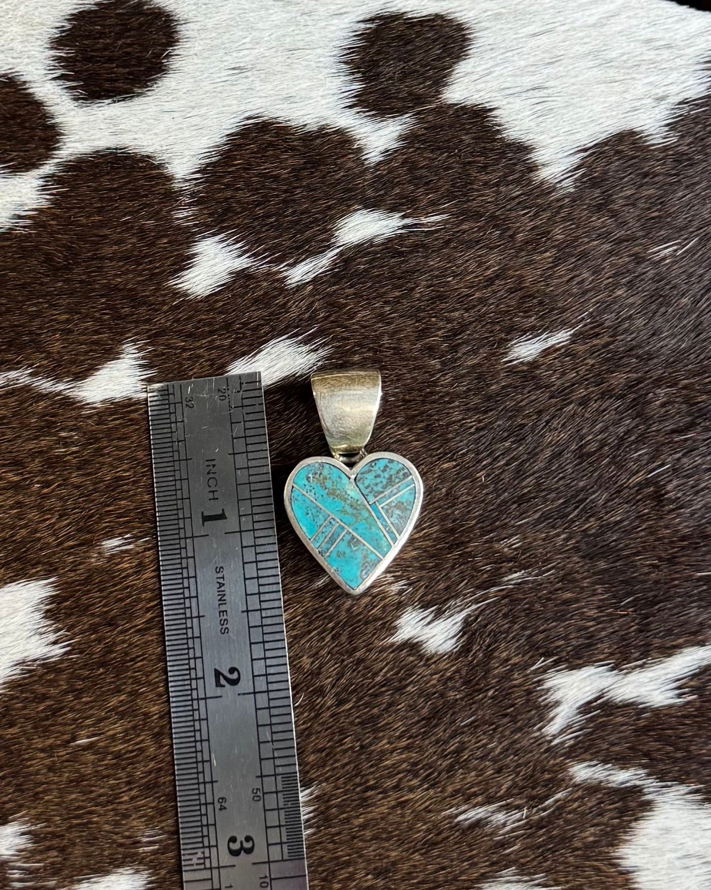 Inlay Heart Pendant *Native