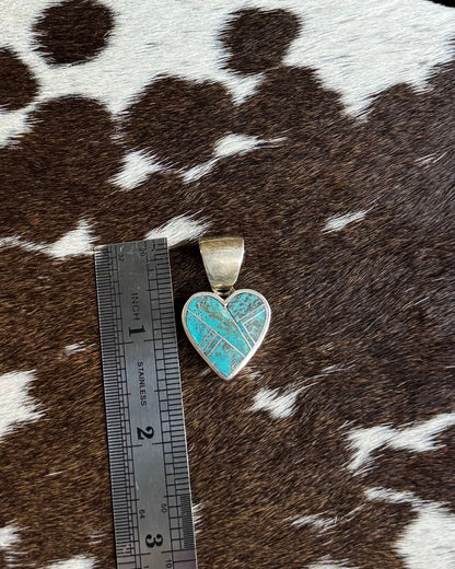 Inlay Heart Pendant *Native
