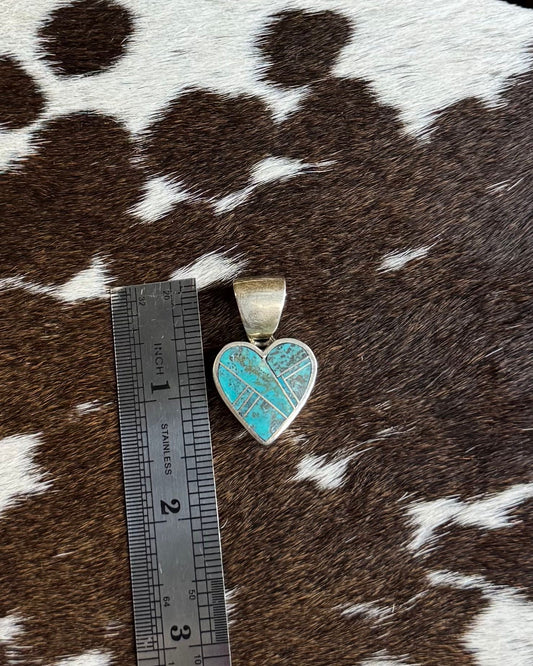 Inlay Heart Pendant *Native
