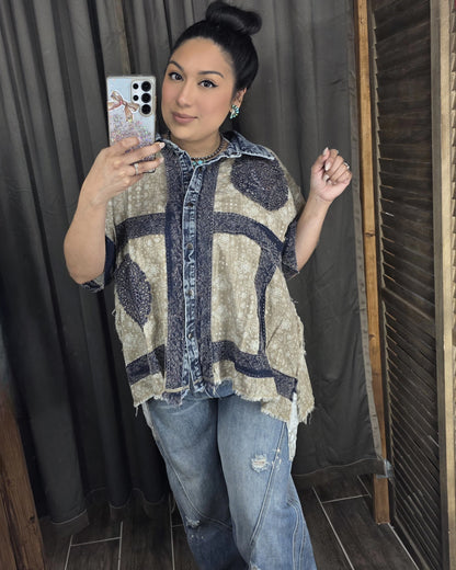 Free Spirit Patchwork Top