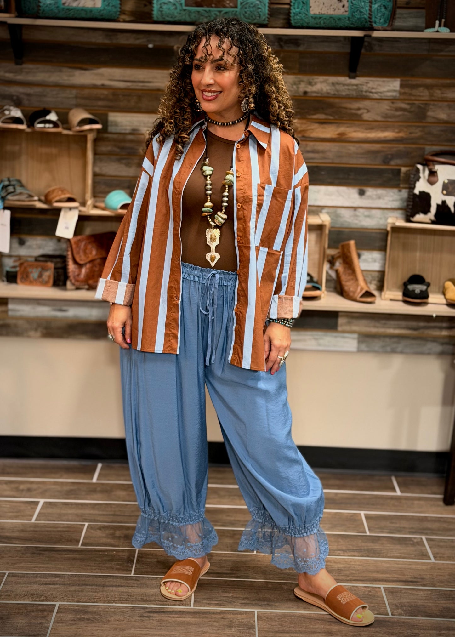 Canyon Breeze Striped Top
