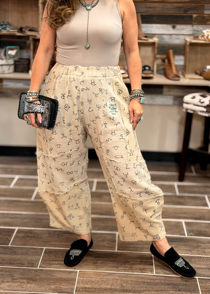 Branded Linen Pants
