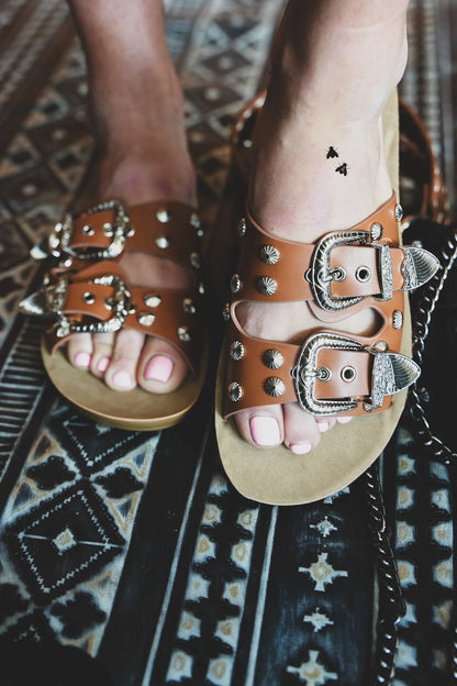 Buckle Down Sandals