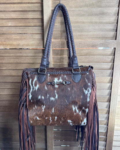 Hair On Hide Bit Shoulder Bag *Native