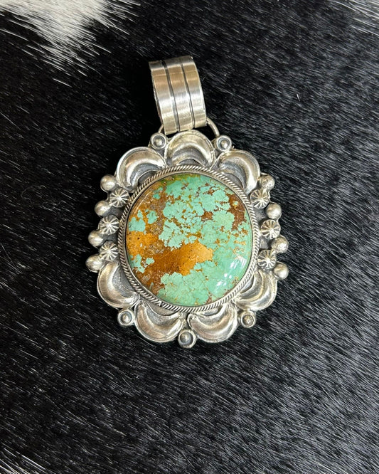 Royston Turquoise Pendant *Native