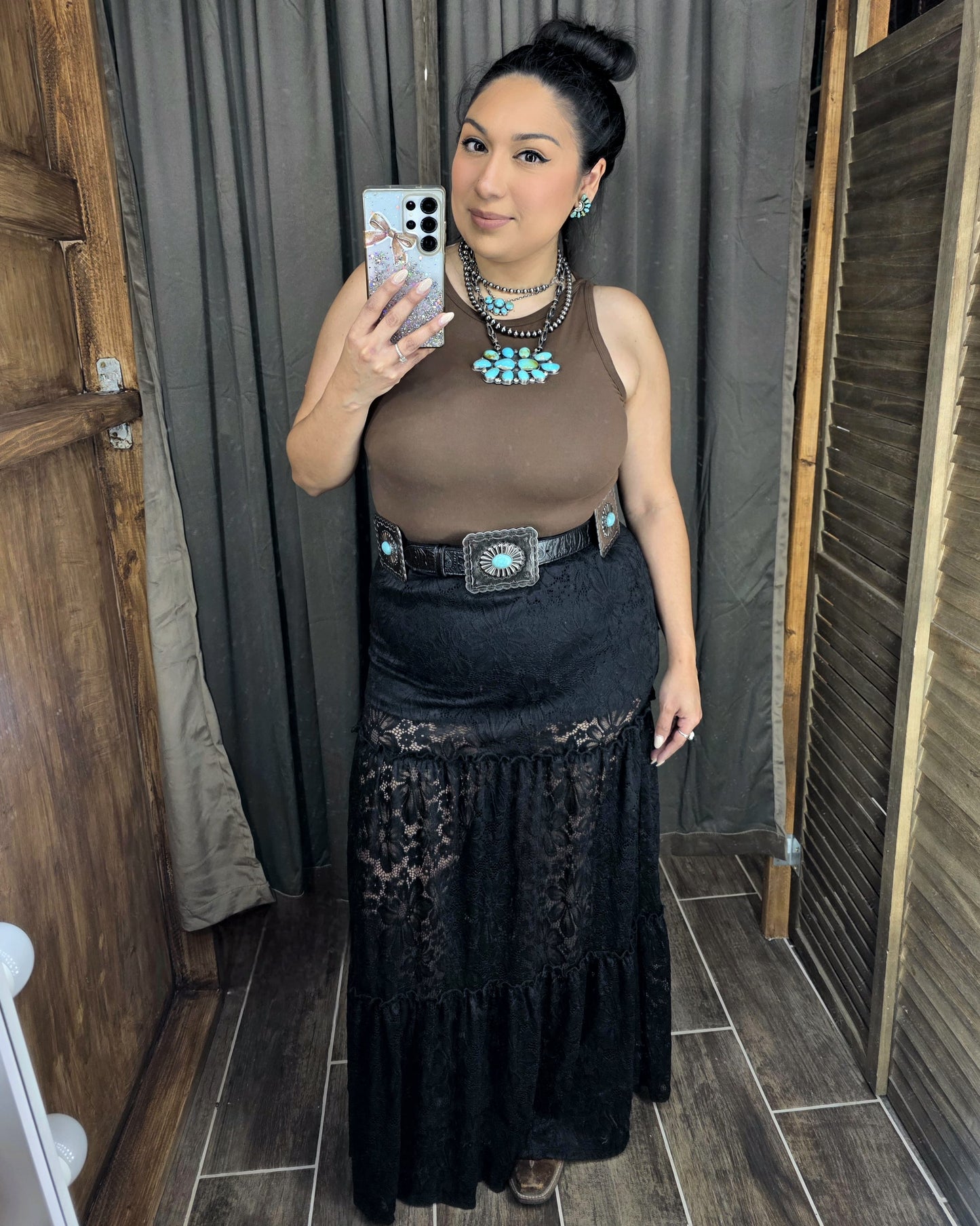 Cute In Lace Skirt *Black